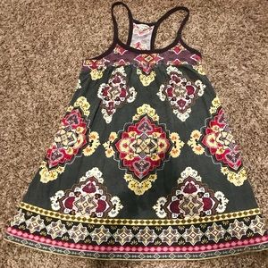 Heritage 1981 Boho Razor Back Tank Top, Medium